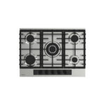 Plaque de cuisson FOCUS 5 feux Fonte 70 cm Inox F.403X