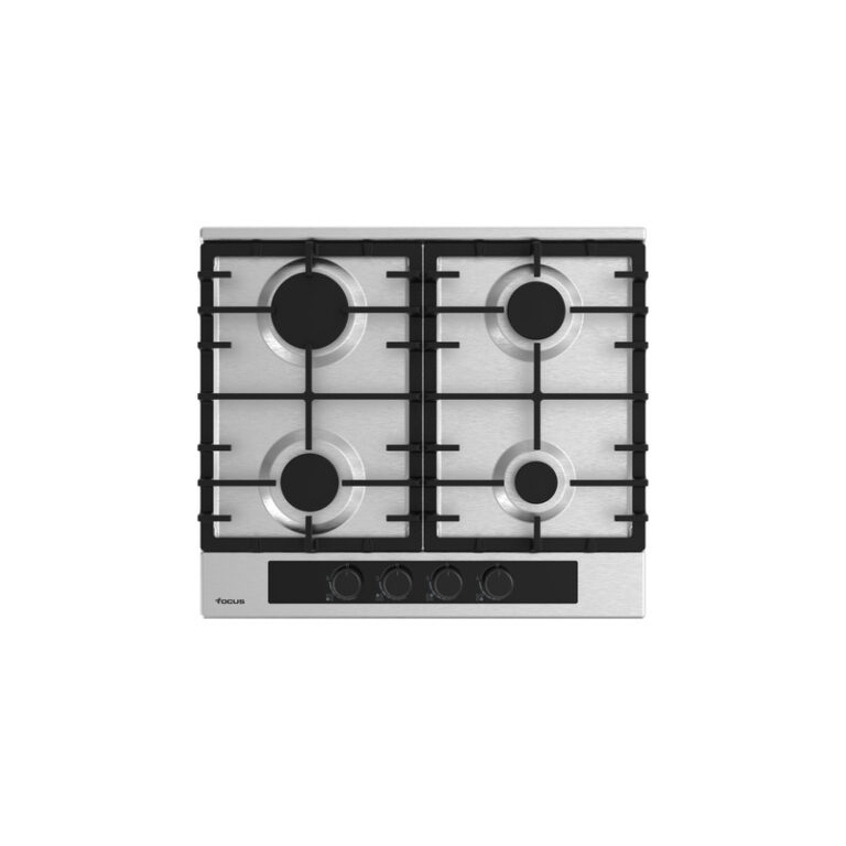 Plaque de cuisson FOCUS 4 Feux Fonte Inox- F.402X