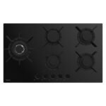 Plaque de cuisson FOCUS 5 feux 86Cm Noir F.40179BS