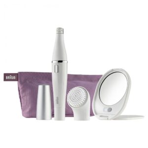 épilateur visage & brosse nettoyante visage avec micro-oscillations