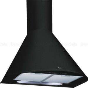 Hotte Pyramidale Whirlpool Noir