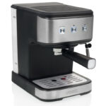 Machine à espresso PRINCESS et à capsules 850W 1.5 Inox/Noir 249413