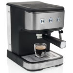 Machine à espresso PRINCESS et à capsules 850W 1.5 Inox/Noir 249413