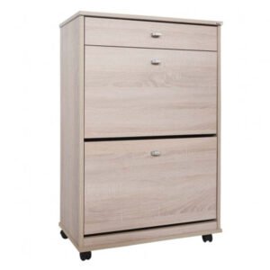 Porte Chaussure SOTUFAB 2P+1T STRATIFIE Chêne Brut PC37CB