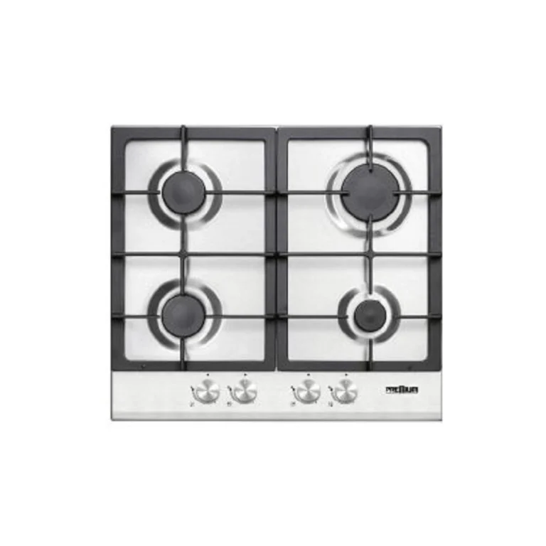 Plaque de cuisson PREMIUM en Fonte 4 Feux Inox-AP641.XS03