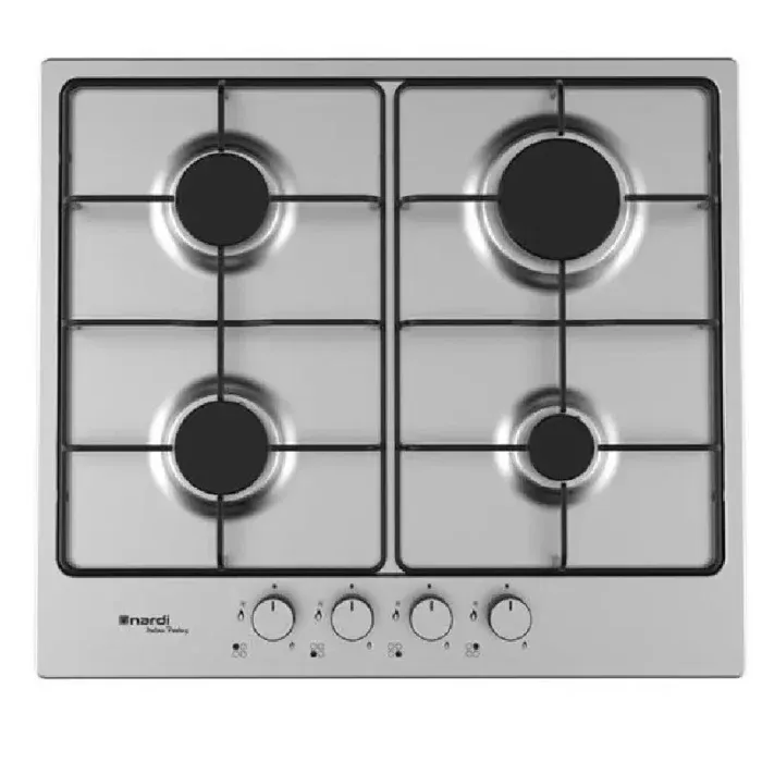 Plaque de cuisson Nardi en fonte 4 Feux Inox VH44AVX.T001