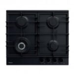Plaque de cuisson FOCUS 4 feux 60 cm Noir- F.4008BS