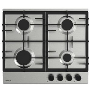 Plaque de cuisson FOCUS 4 Feux en fonte Inox F.408X
