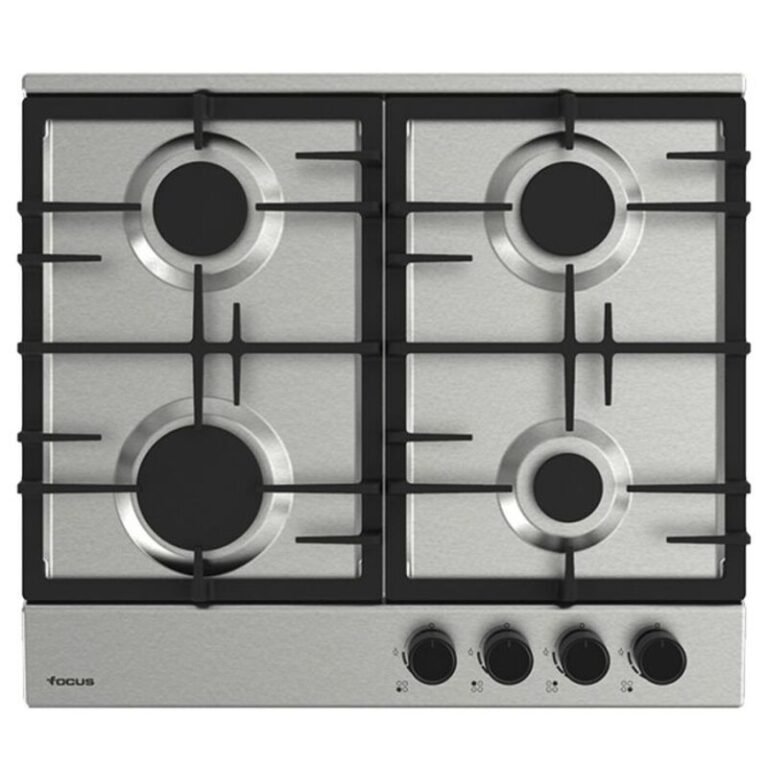 Plaque de cuisson FOCUS 4 Feux en fonte Inox F.408X