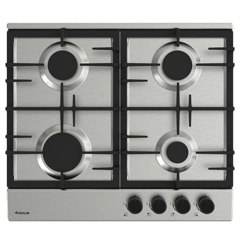 Plaque de cuisson FOCUS 4 Feux en fonte Inox F.408X