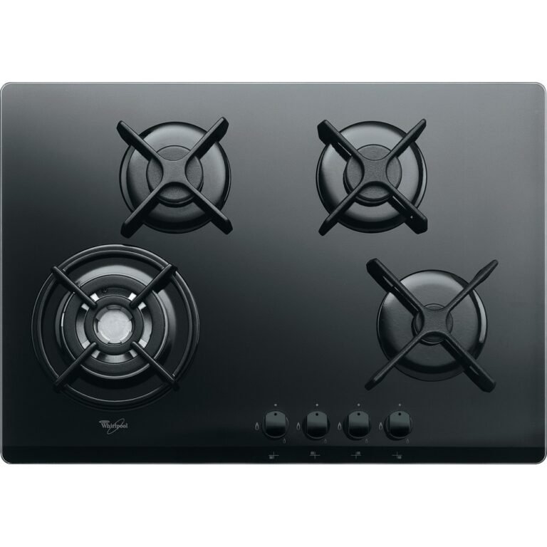 Plaque de cuisson Whirlpool 4 feux 70cm AKT5000/NB