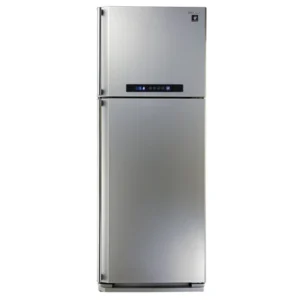 refrigerateur double portes sharp sj pc58c st nofrost 525 litres silver