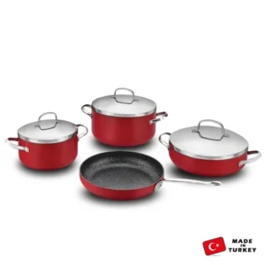 t set 7 pi ces korkamz zeta plus c ramique a1875 rouge