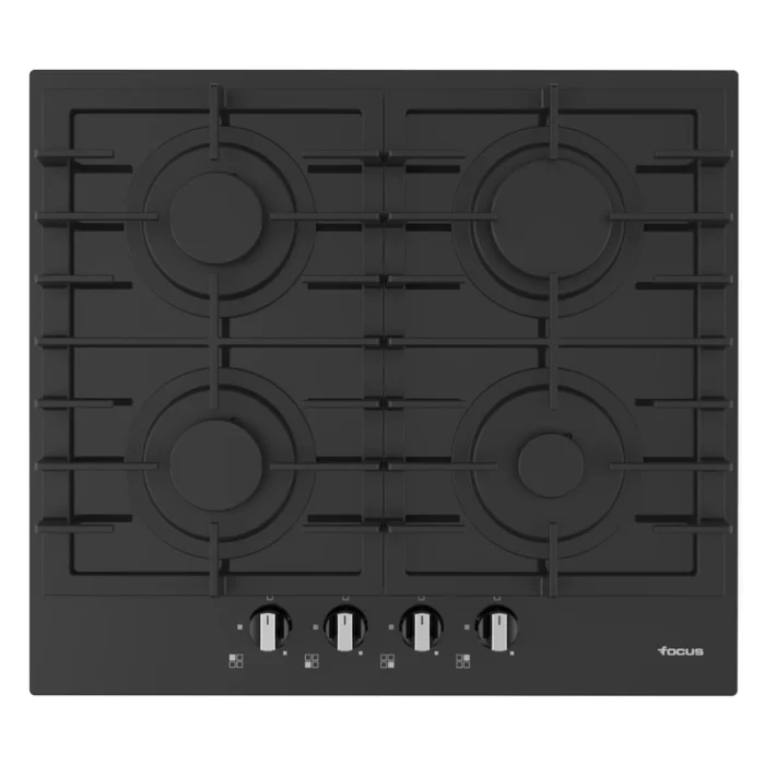 Plaque de cuisson FOCUS 4 feux en fonte Vitro Noir F.404B