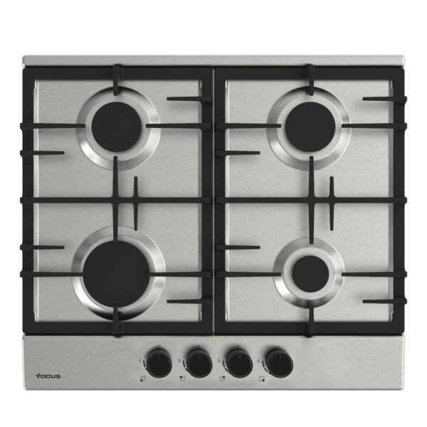 Plaque de cuisson FOCUS 4 Feux en fonte Inox F.408X