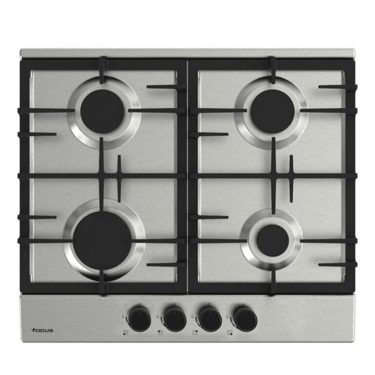 Plaque de cuisson FOCUS 4 Feux en fonte Inox F.408X