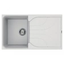 Evier Focus Graniteck Blanc-F.86W