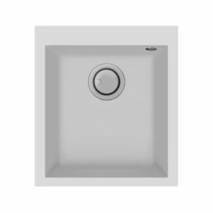 Evier-Graniteck-Focus-QUADRA.40W-Blanc