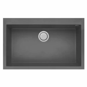 Evier-Graniteck-Focus-QUADRA.80G-Gris
