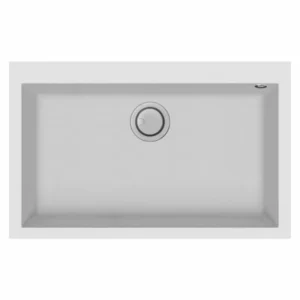Evier-Graniteck-Focus-QUADRA.80W-Blanc
