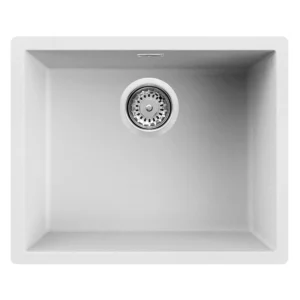 Évier Focus sous-plan Graniteck 56 Cm SMILE.56W Blanc