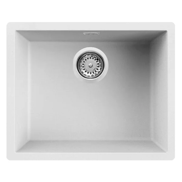 Évier Focus sous-plan Graniteck 56 Cm SMILE.56W Blanc
