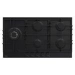 Plaque de cuisson FOCUS 5 Feux 90 Cm Noir F.40789BS