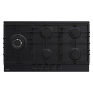 Plaque de cuisson FOCUS 5 Feux 90 Cm Noir F.40789BS