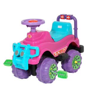 VOITURE RALLY ROSE