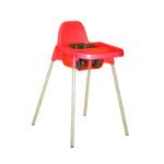 chaise haute prima slim rouge