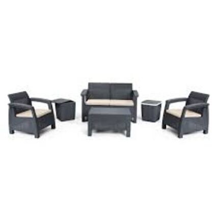 Salon Carthage SOTUFAB Plast 6 Personnes CHS057