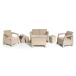 Salon Carthage SOTUFAB Plast 6 Personnes CHS057