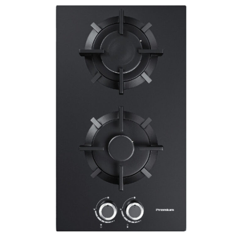 Plaque de cuisson PREMIUM 60Cm 2 Feux Vitre Noir AP32.BS02