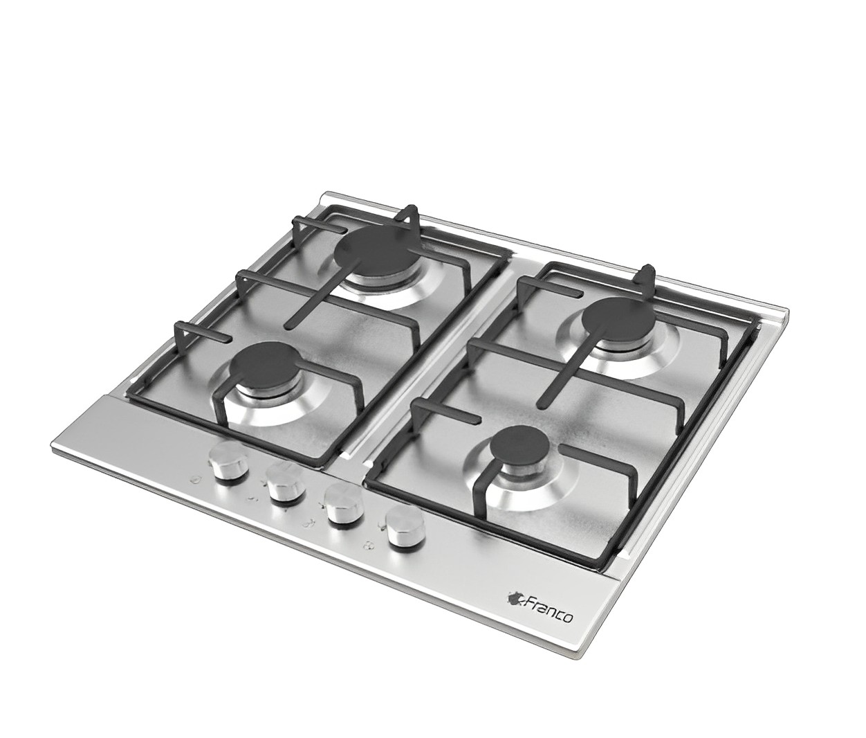 Plaque de cuisson FRANCO 4 Feux Inox- 60442-IF