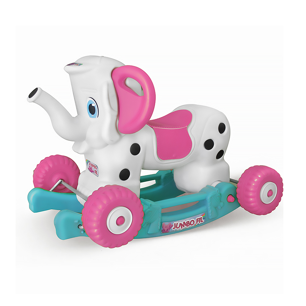 Elephant JUMBO FIL blanc rose