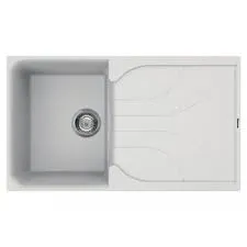 Evier Focus Graniteck Blanc-F.86W