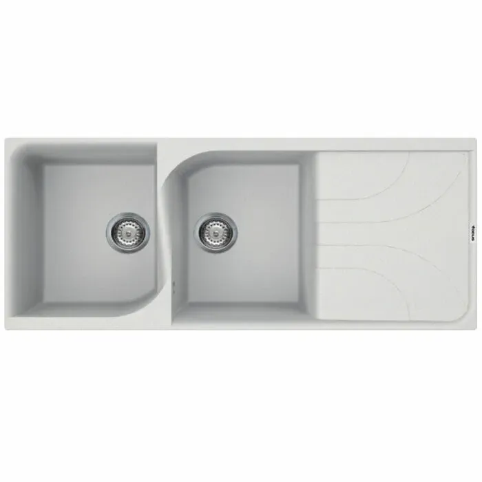 Evier-Graniteck-Focus-F.116W-Blanc