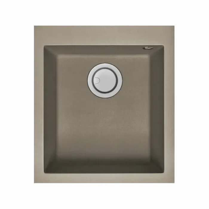 Evier-Graniteck-Focus-QUADRA.40A-Grege