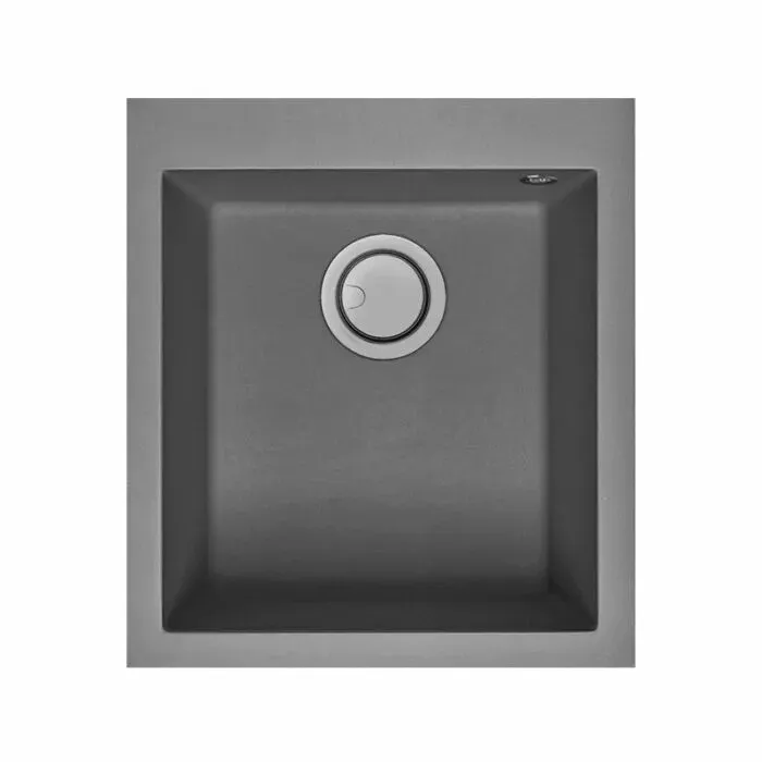 Evier-Graniteck-Focus-QUADRA.40G-Gris