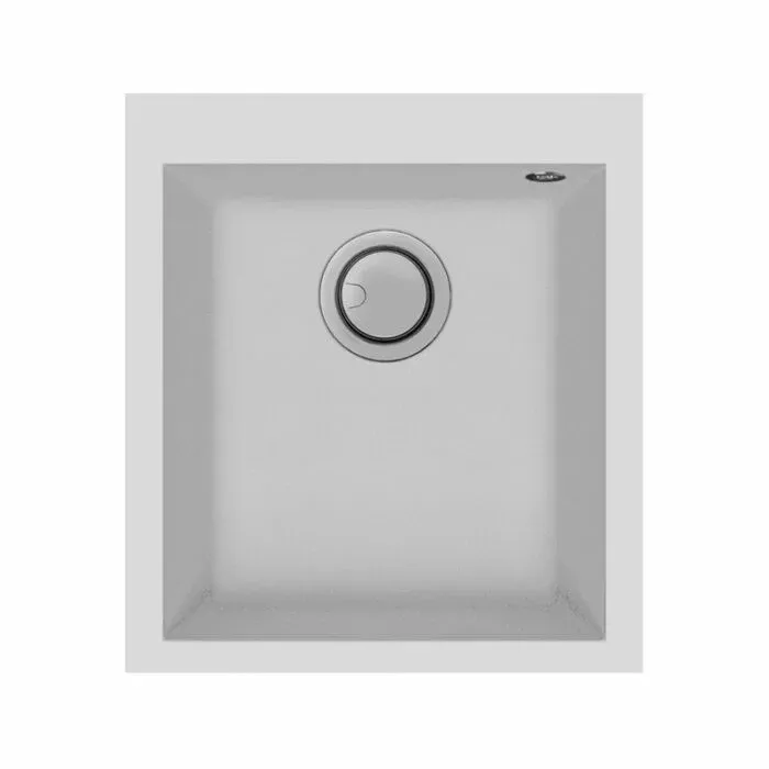 Evier-Graniteck-Focus-QUADRA.40W-Blanc