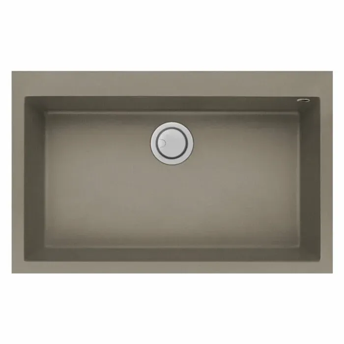 Evier-Graniteck-Focus-QUADRA.80A-Grege