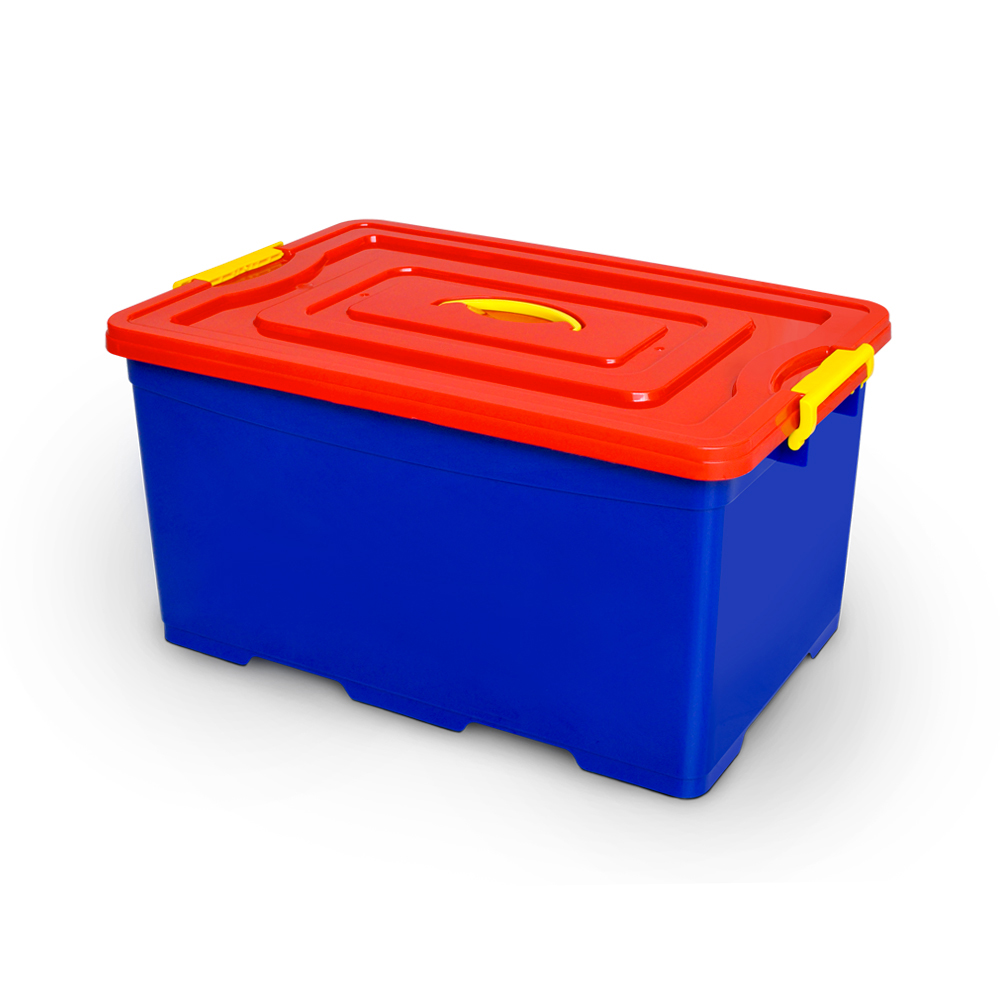 RANGEMENT JOUETRS BLEU ROUGE