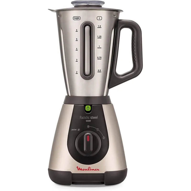 blender moulinex faciclic steel 550 w inox 7 1