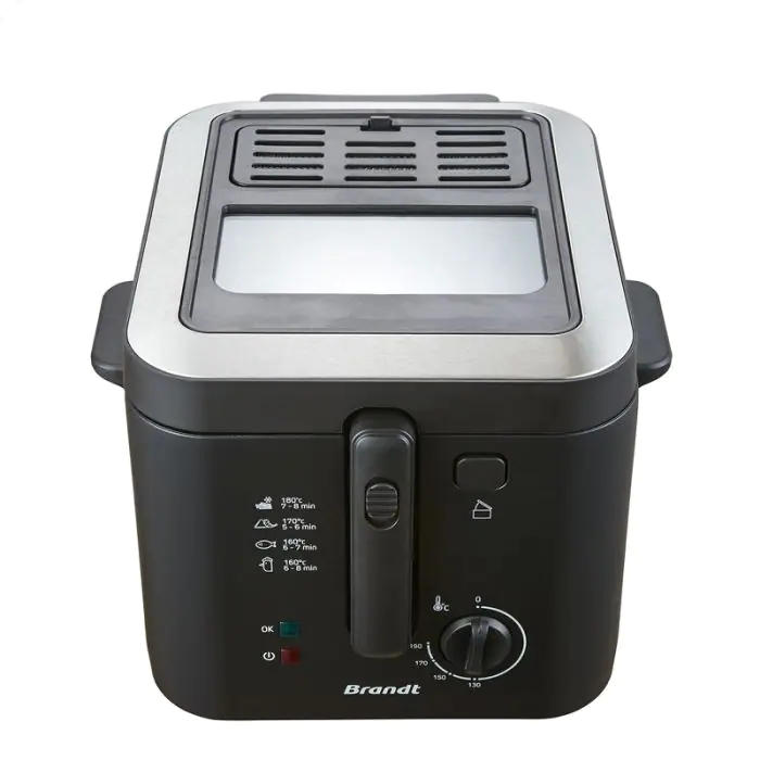 Friteuse électrique BRANDT 2.5L 1600W Inox FRI25X2