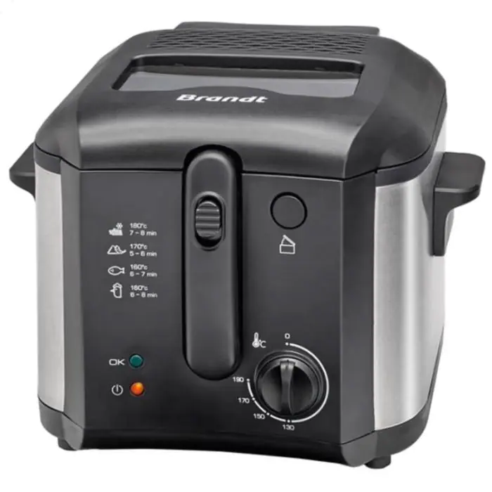 Friteuse électrique BRANDT 3L 1600W Inox FRI30X