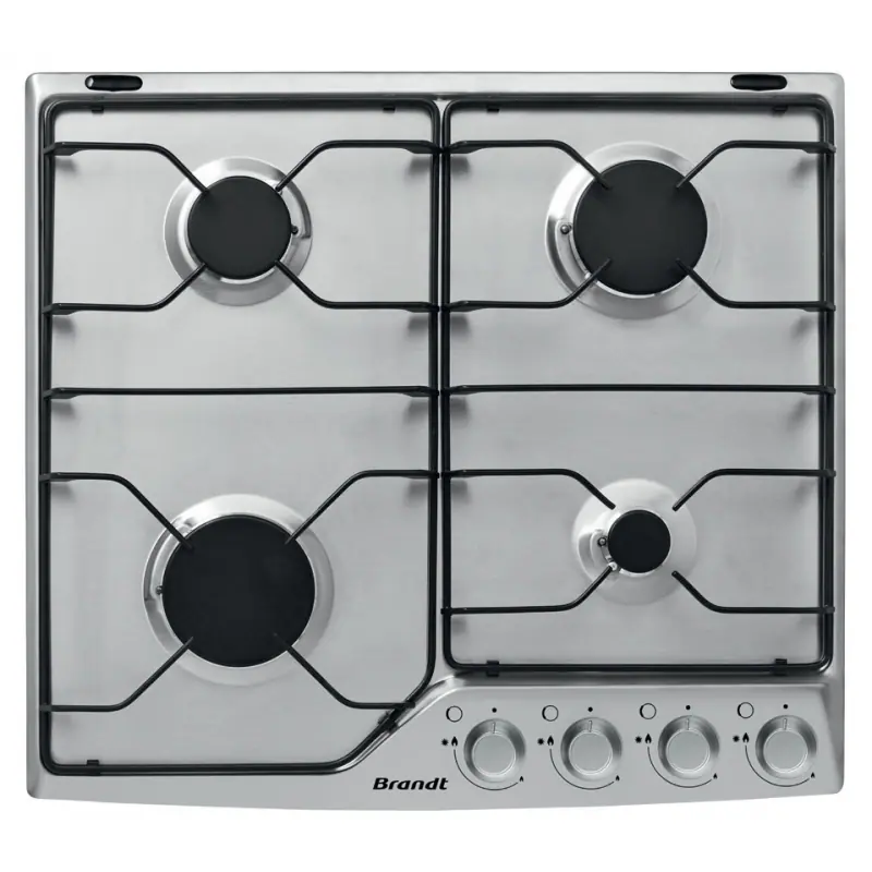 Plaque de cuisson Brandt 4 Feux Inox BPE8610X