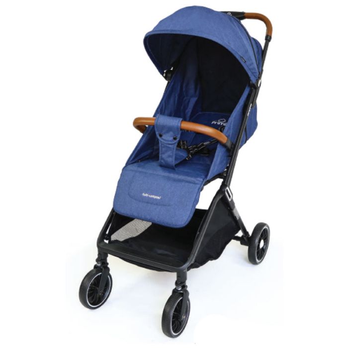 poussette prima auto compact bleu