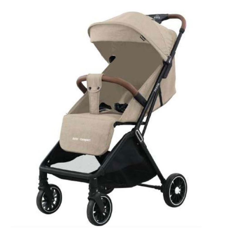 poussette prima pst015 auto compact beige