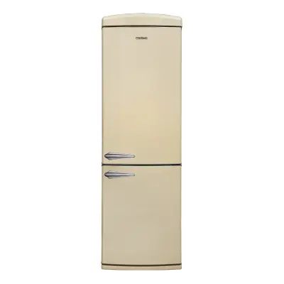 ﻿Réfrigérateur PREMIUM RETRO NoFrost 324L Beige ARR 373 C01