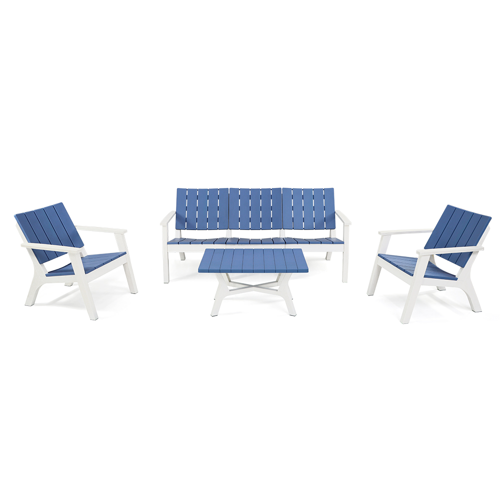 salon de jardin bleu